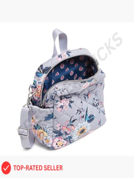 Convertible Small Backpack Performance Twill Lightweight Durable Quilted main image 2